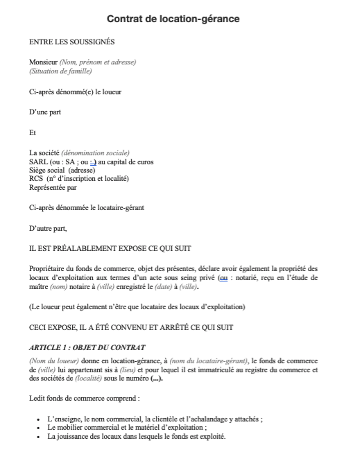 modèle lettre rupture contrat collaboration libérale